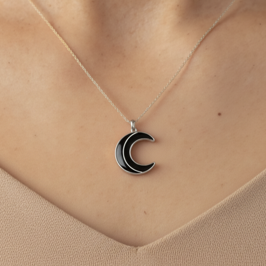 Dije Luna Plata 925