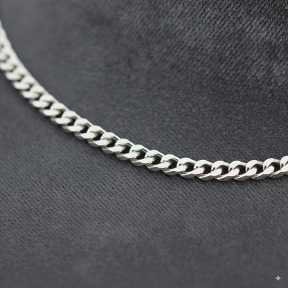 Cadena Grumet 45 cm Plata 925