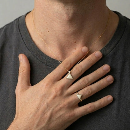 Set Aludra Oro 9k (1 anillo + 1 dije)