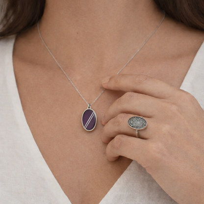 Set Antila Plata 925 (Anillo + Dije)