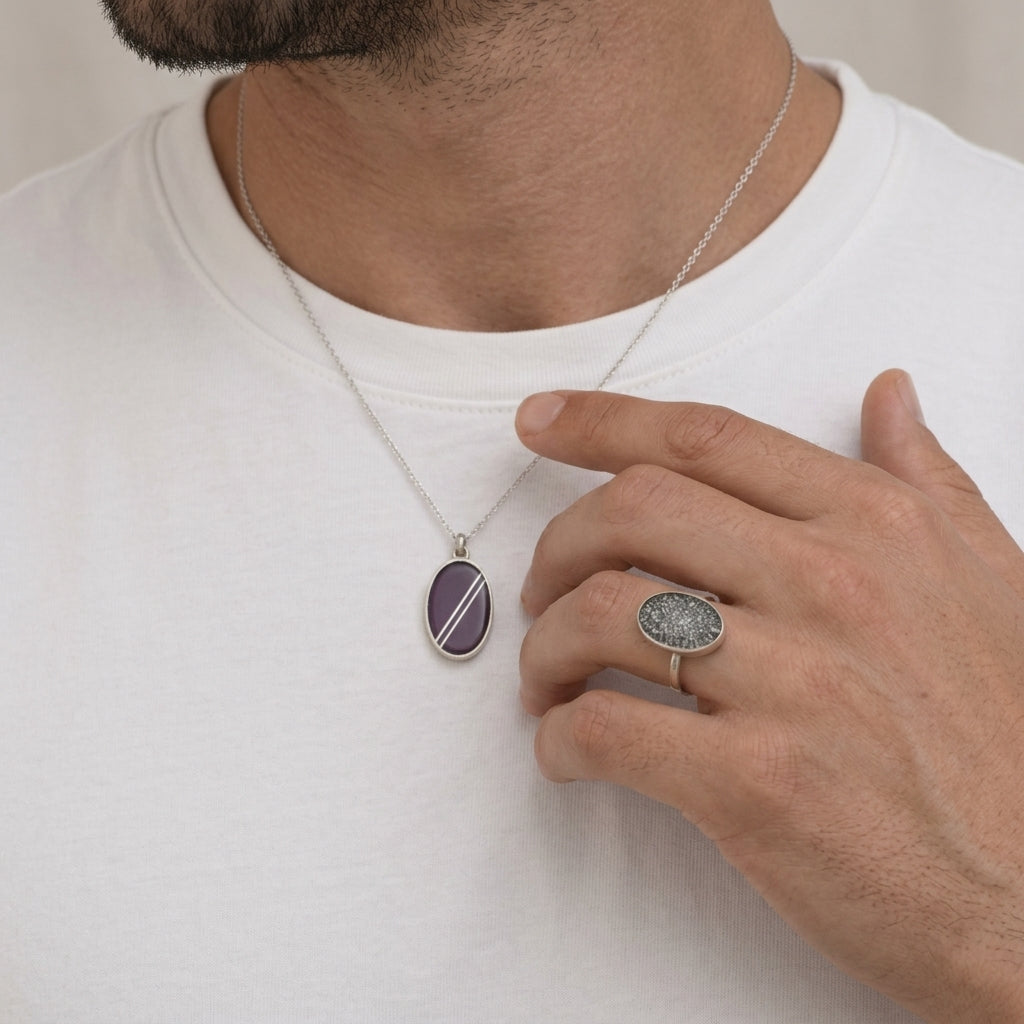 Set Antila Plata 925 (Anillo + Dije)
