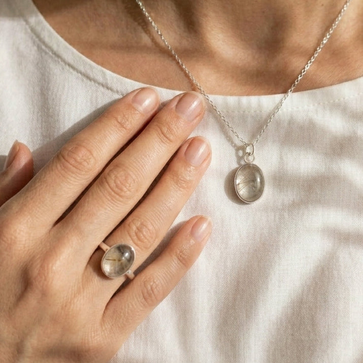Set Atria (Anillo + Dije) Plata 925