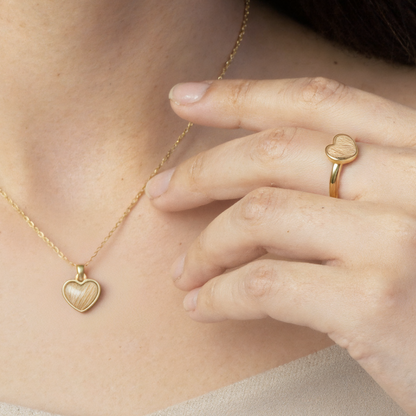 Set Petra (Anillo + Dije) Oro 9k