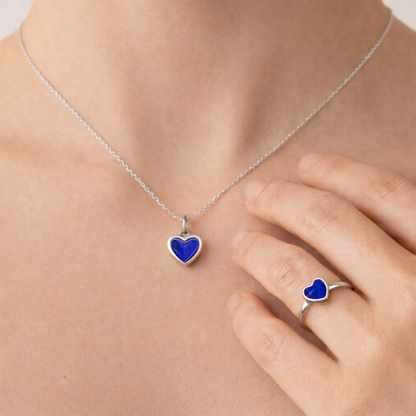 Set Petra (Anillo + Dije) Plata 925